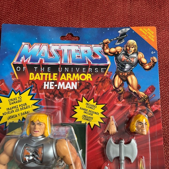 Masters of the Universe Origins He-Man - Battle Armor (Deluxe) New in Box - Picture 5 of 6